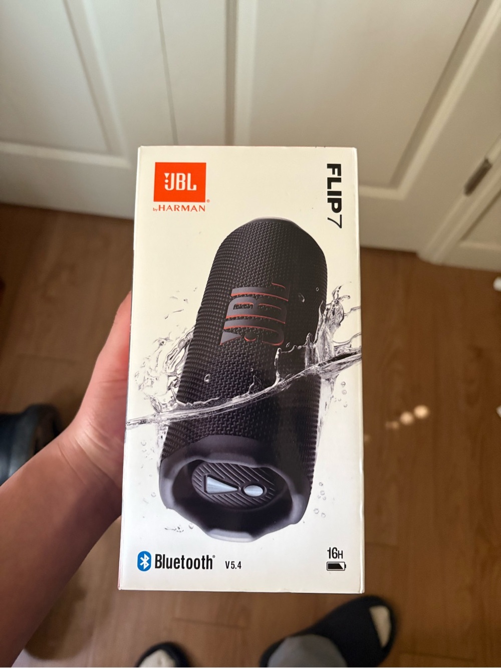 JBL Flip 7 Portable Bluetooth Speaker - Black
